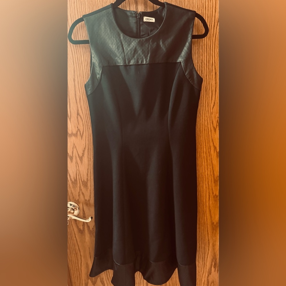 L'AGENCE Black Mini Dress